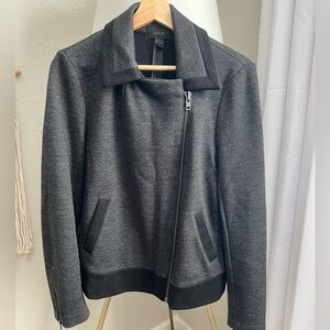 J. Crew Stretch Wool Motorcycle Jacket | Size 10 | Wool Quality